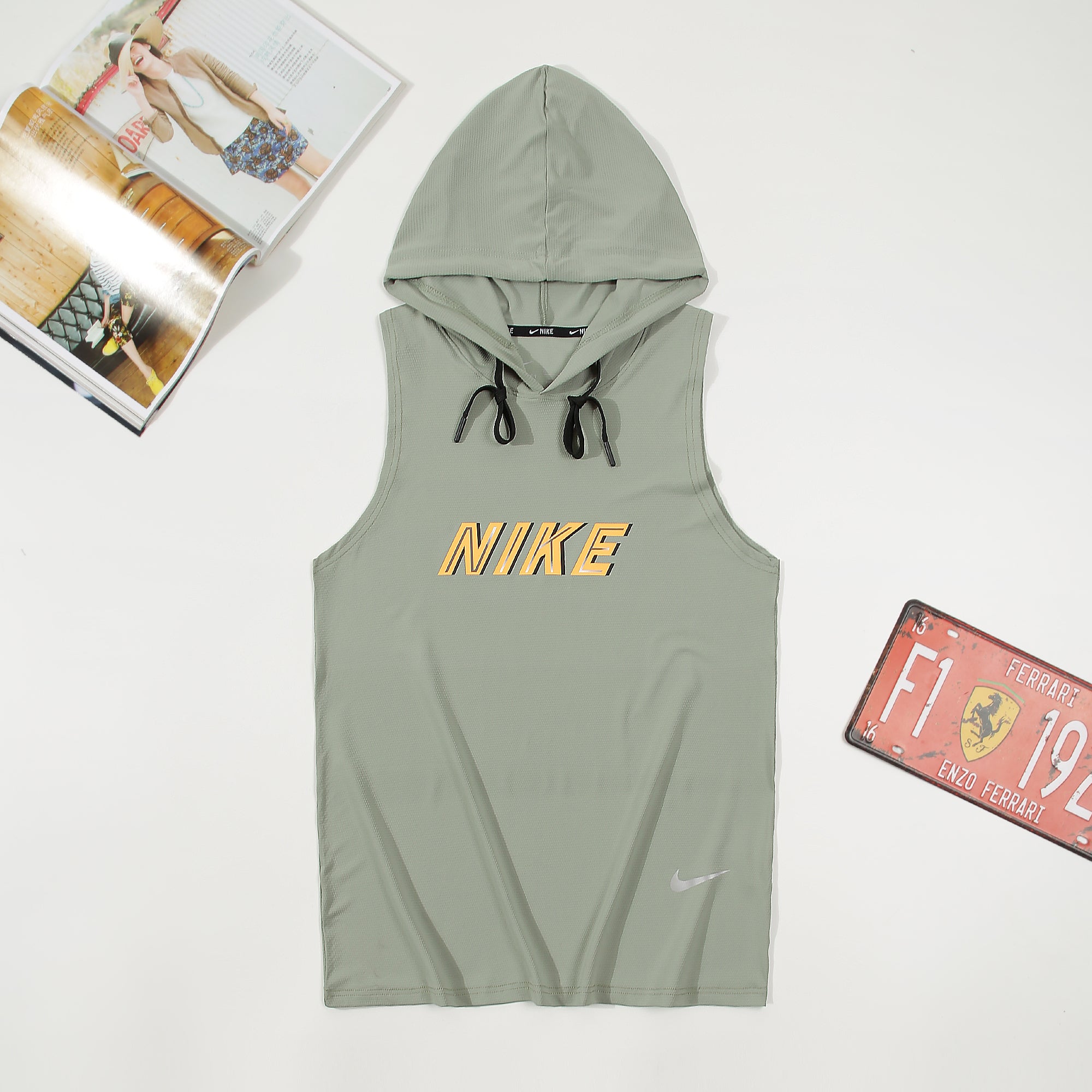 Camisa Regata (Capuz) Nike "Workout" Sportwear | Moda Esportiva