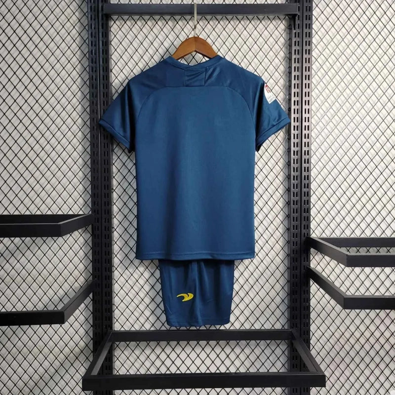 Kit Al-Nassr FC 22/23 Away Conjunto Infantil (Versão Torcedor Retrô)