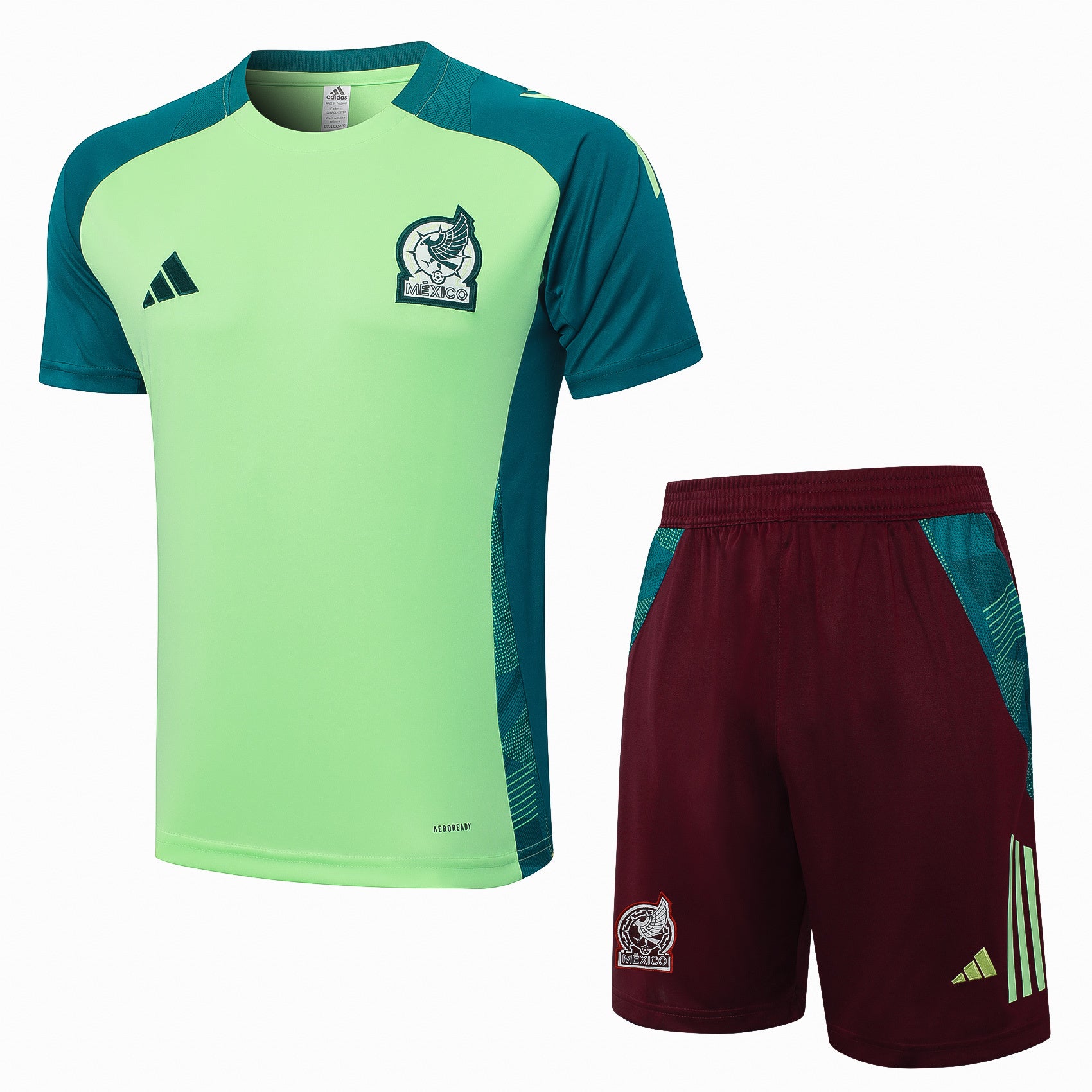 Kit Pre-Treino Seleção México Adulto/Infantil (Versão Torcedor)