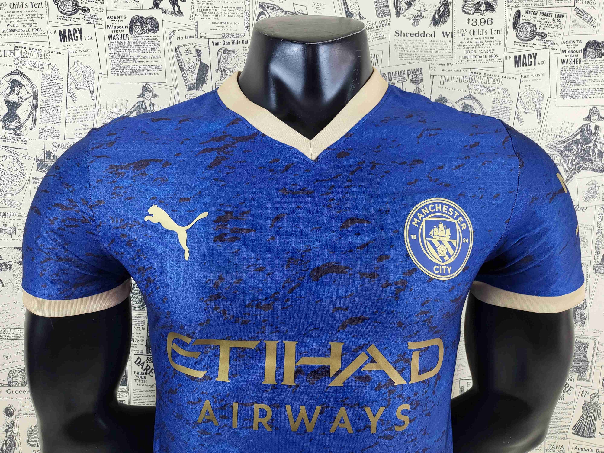 Camisa Manchester City "Blue Edition" 23/24 (Versão Jogador) | EDIÇÃO ESPECIAL