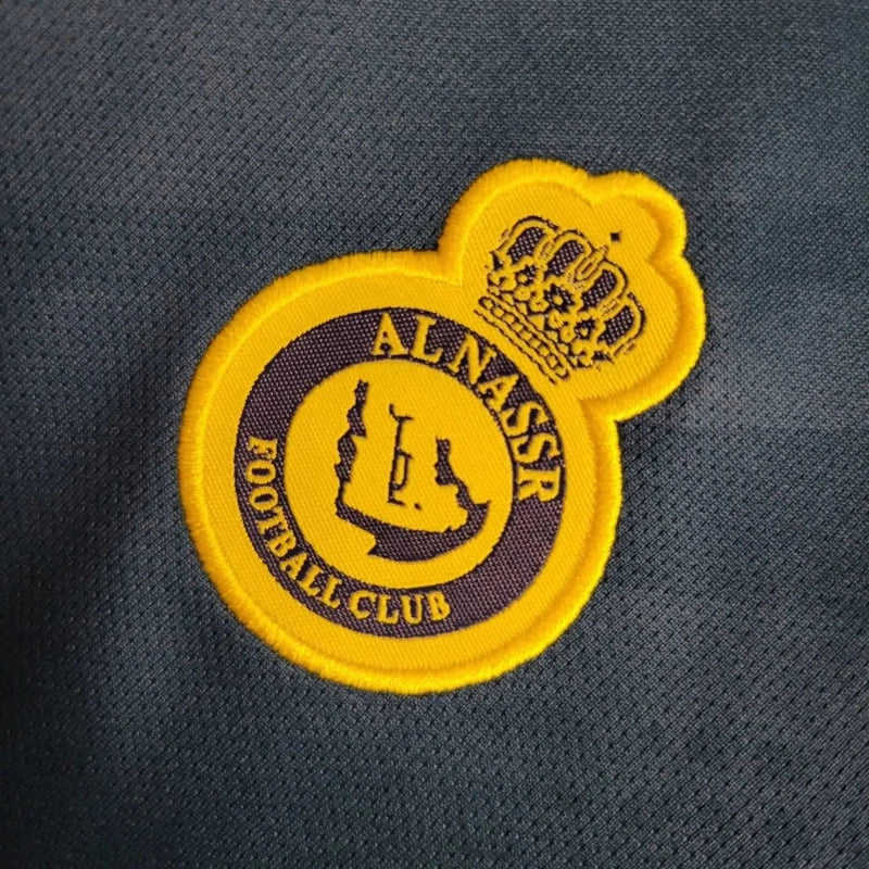 Kit Al-Nassr FC 22/23 Away Conjunto Infantil (Versão Torcedor Retrô)