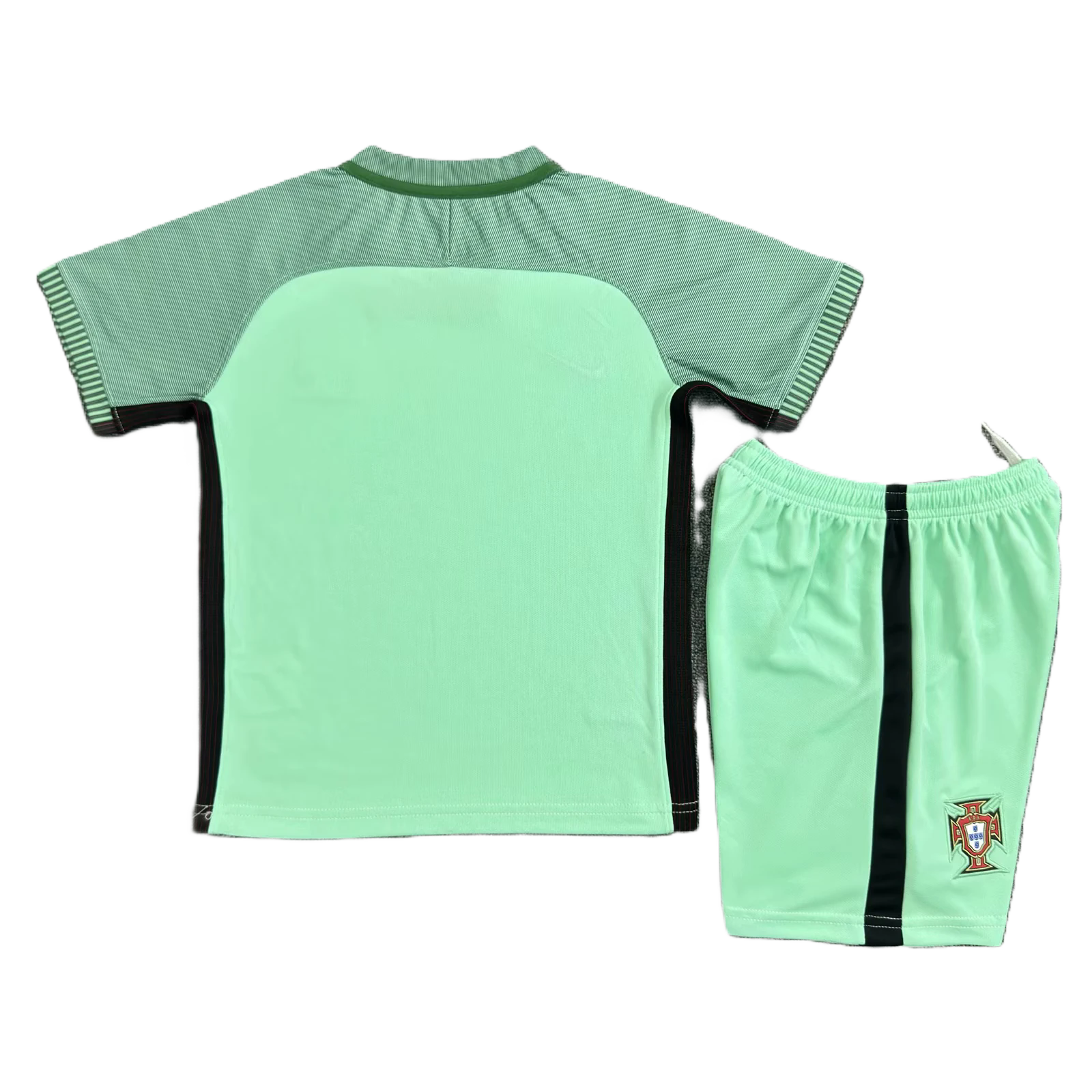 Portuguese National Team Away Kit 2016 Kids Set (Retro Short Version) 