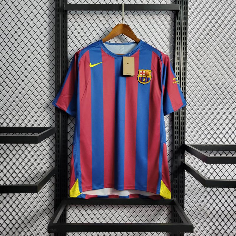 Camisa Barcelona Home 05/06 (Versão Retrô)