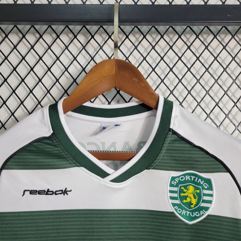 Camisa Sporting CP Home 02/03 (Versão Manga Longa Retrô)