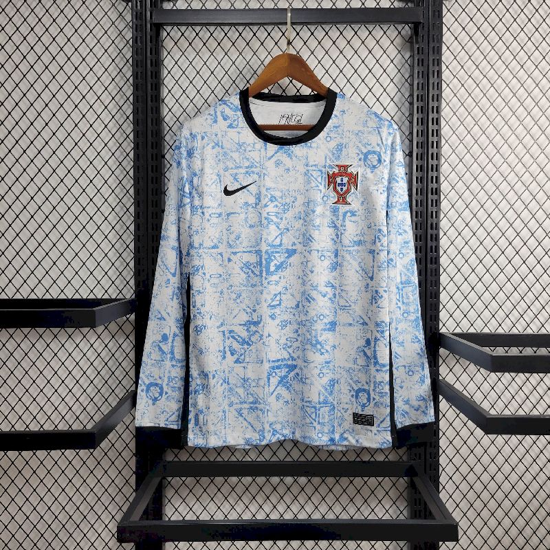 Camisa Seleção Portuguesa Away 2024 (Versão Manga Longa Torcedor)