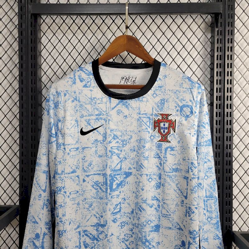 Camisa Seleção Portuguesa Away 2024 (Versão Manga Longa Torcedor)
