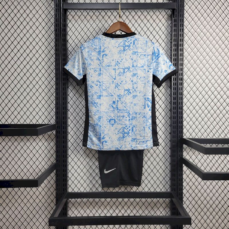 Kit Seleção Portuguesa Away 2024 Conjunto Infantil (Versão Torcedor)