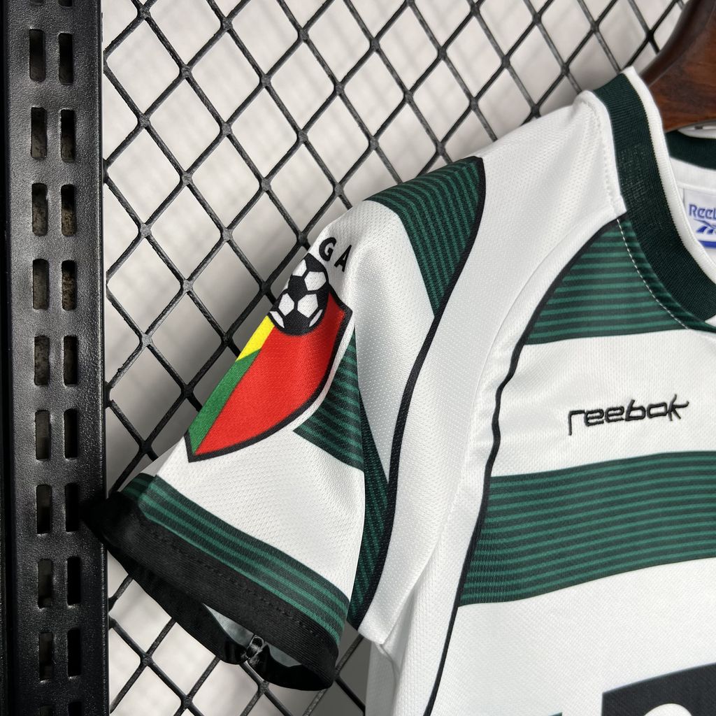 Camisa Sporting CP Home 02/03 Conjunto Infantil (Versão Retrô)