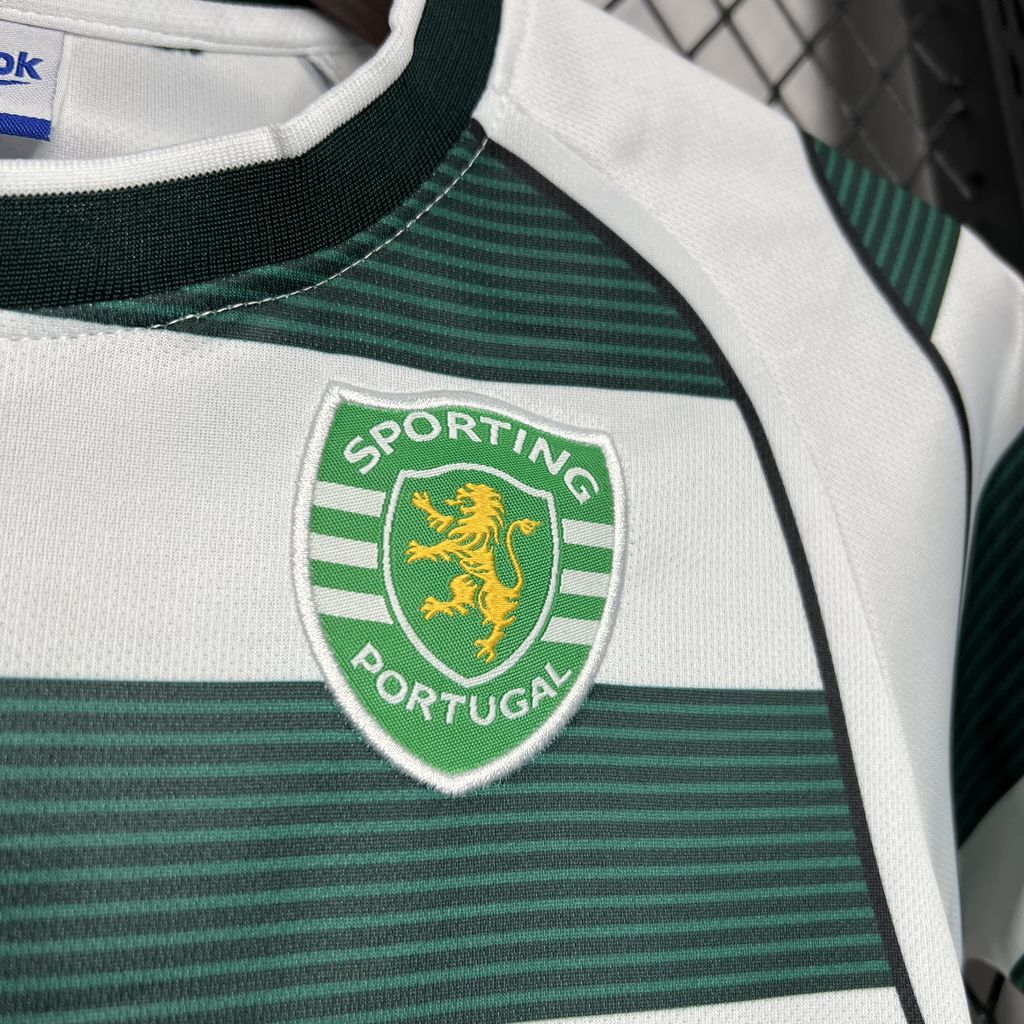 Camisa Sporting CP Home 02/03 Conjunto Infantil (Versão Retrô)