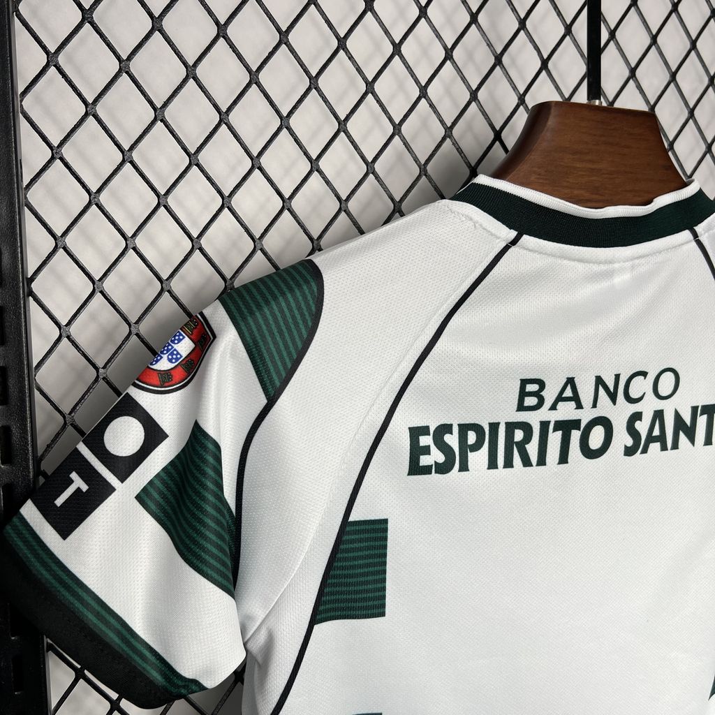 Camisa Sporting CP Home 02/03 Conjunto Infantil (Versão Retrô)