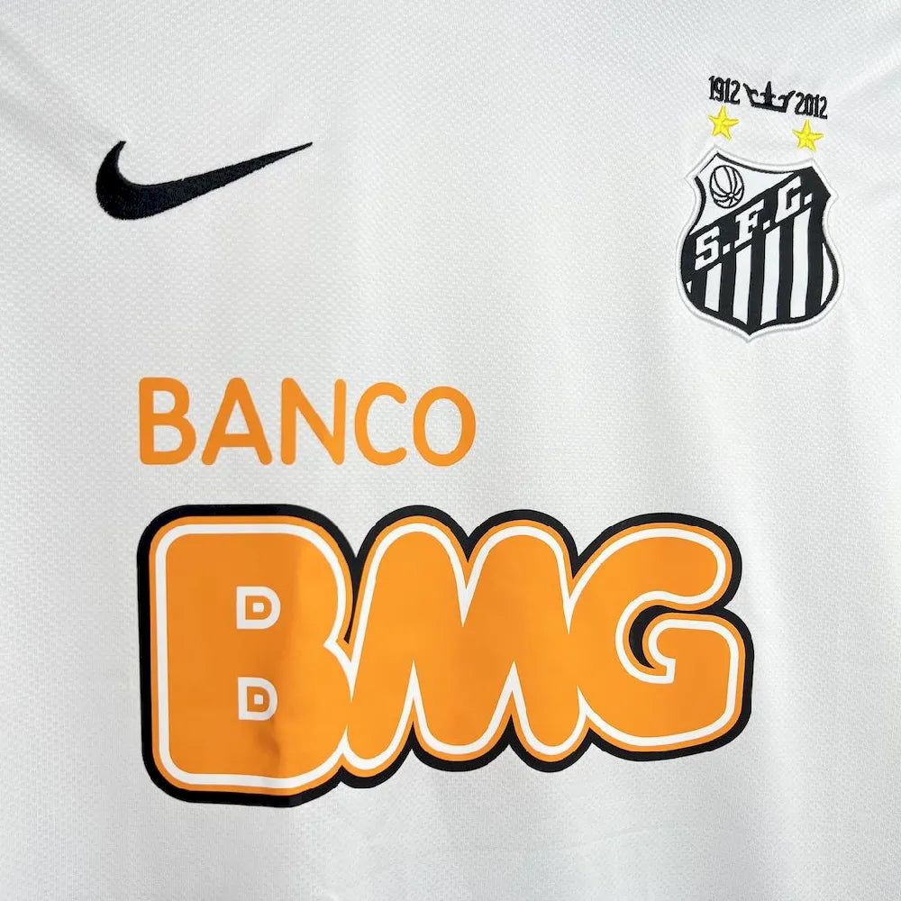 Camisa do Santos Home 2012 (Versão Torcedor Manga Longa Retrô)