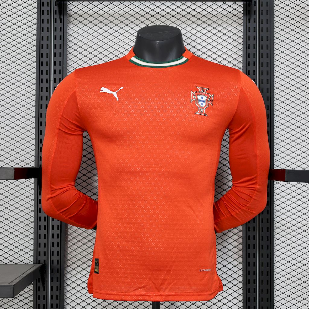 Camisa Seleção Portuguesa Home 25/26 (Versão Manga Longa Jogador)