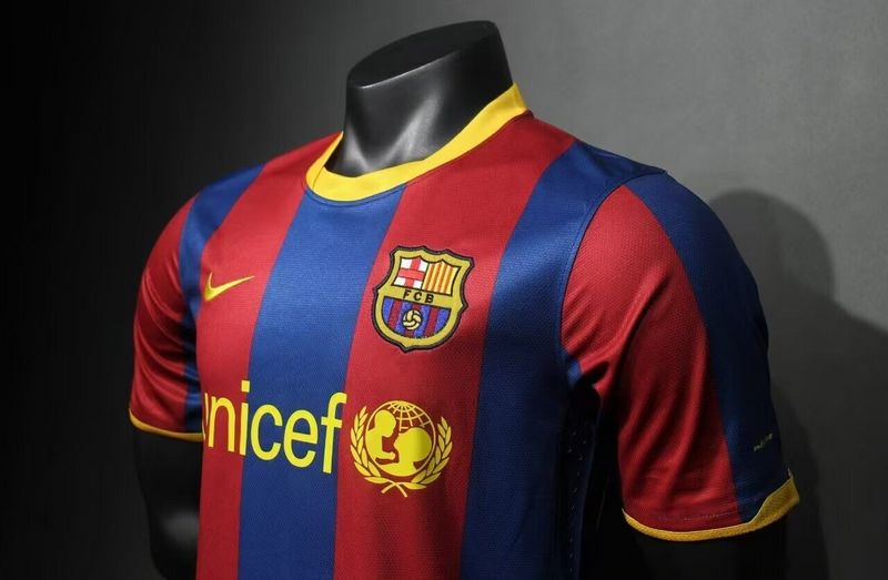 Camisa Barcelona Home 10/11 (Versão Jogador Retrô)