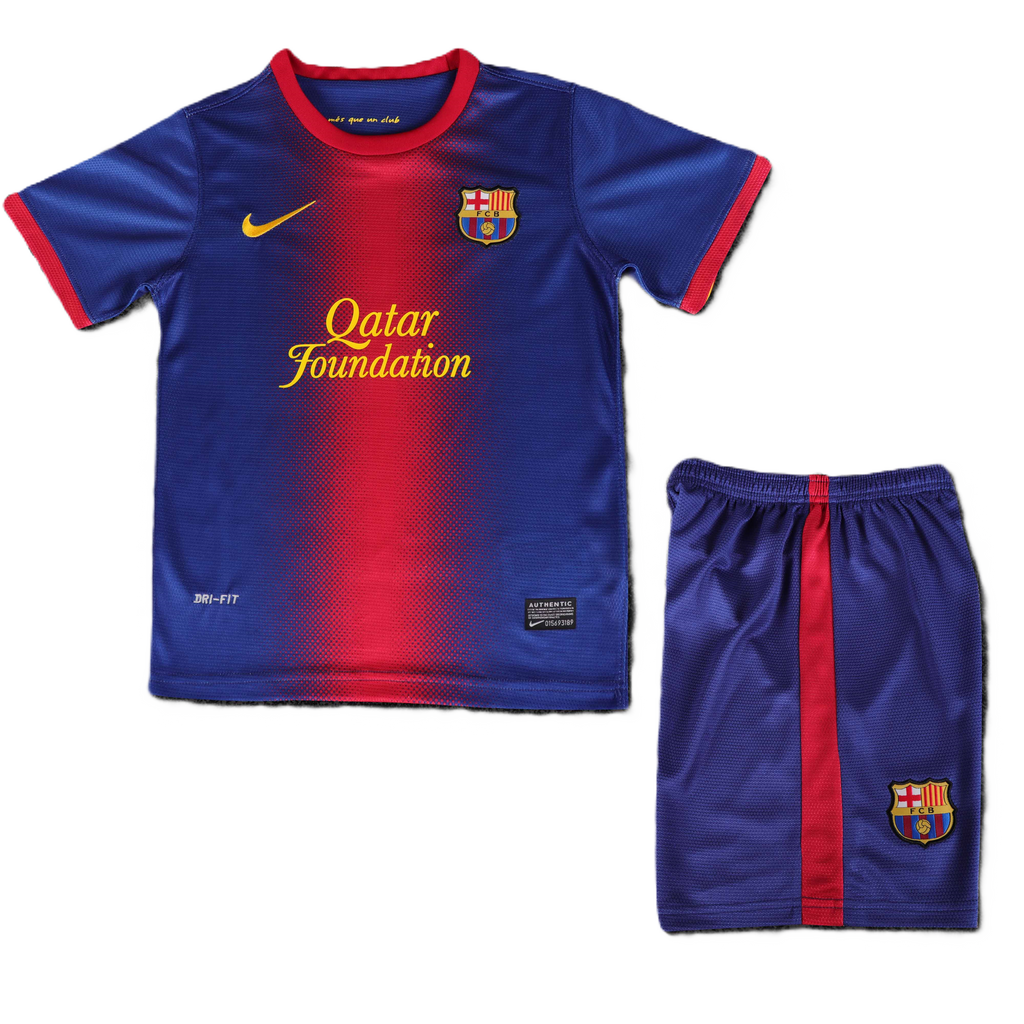 Barcelona Home 14/15 Retro Shirt - Blue and Red 