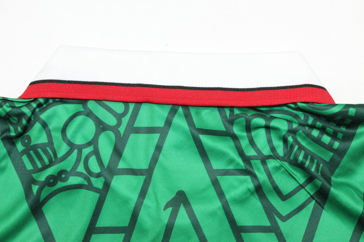 Camisa Seleção do México " 1998 Halloween / Verde" (Versão Retro Torcedor) | EDIÇÃO ESPECIAL