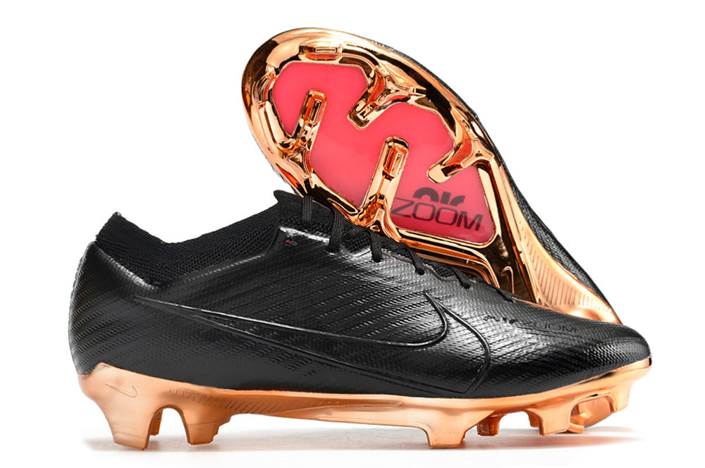 Chuteira de Campo Nike AIR Zoom Mercurial Vapor 15 Elite Black/Bronze| Football Boots
