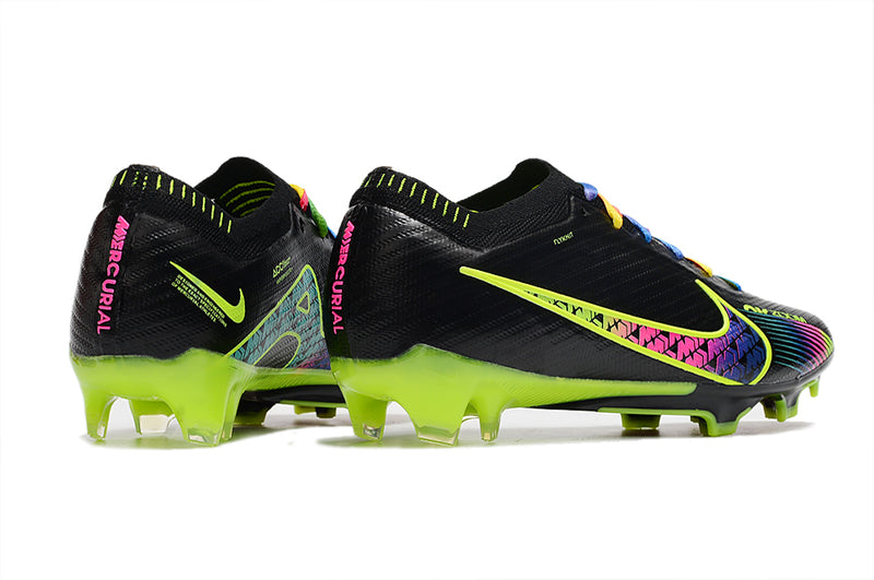 Chuteira de Campo Nike AIR Zoom Mercurial Vapor 15 Elite Black/Rainbow | Football Boots