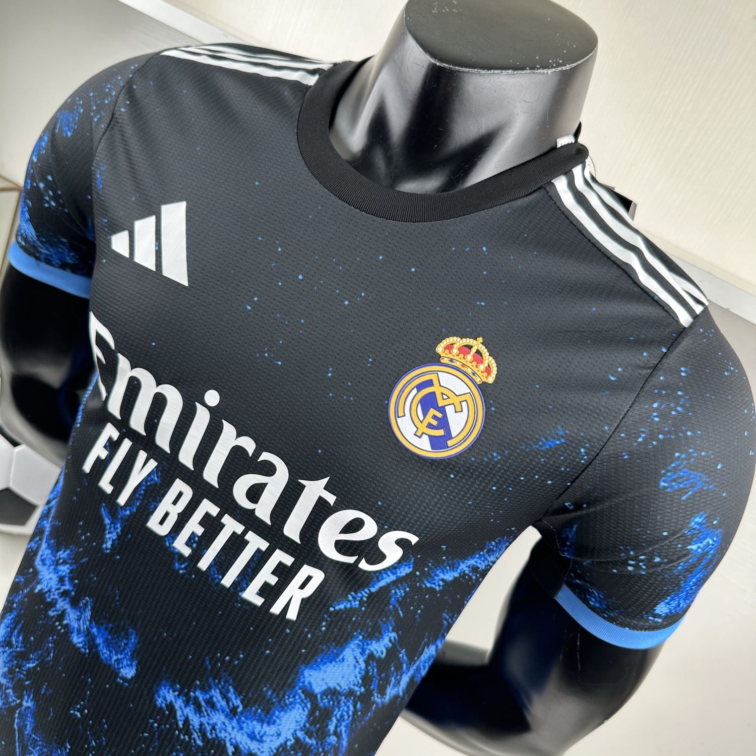 Camisa Real Madrid "Blue Fire" 24/25 (Versão Jogador) | EDIÇÃO ESPECIAL