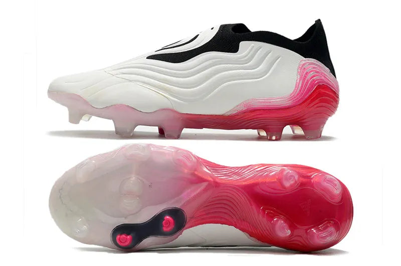 Chuteira de Campo Copa Sense + FG White/Pink | Football Boots