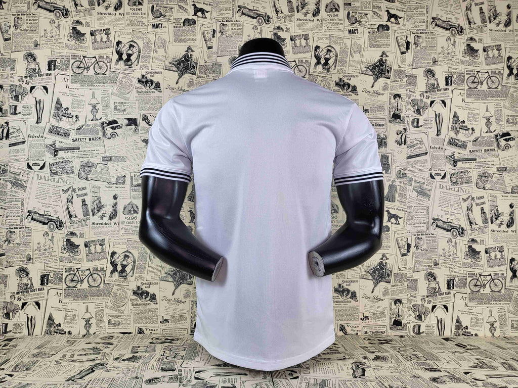 Camisa Real Madrid "White Polo Style" 23/24 (Versão Torcedor) | EDIÇÃO ESPECIAL