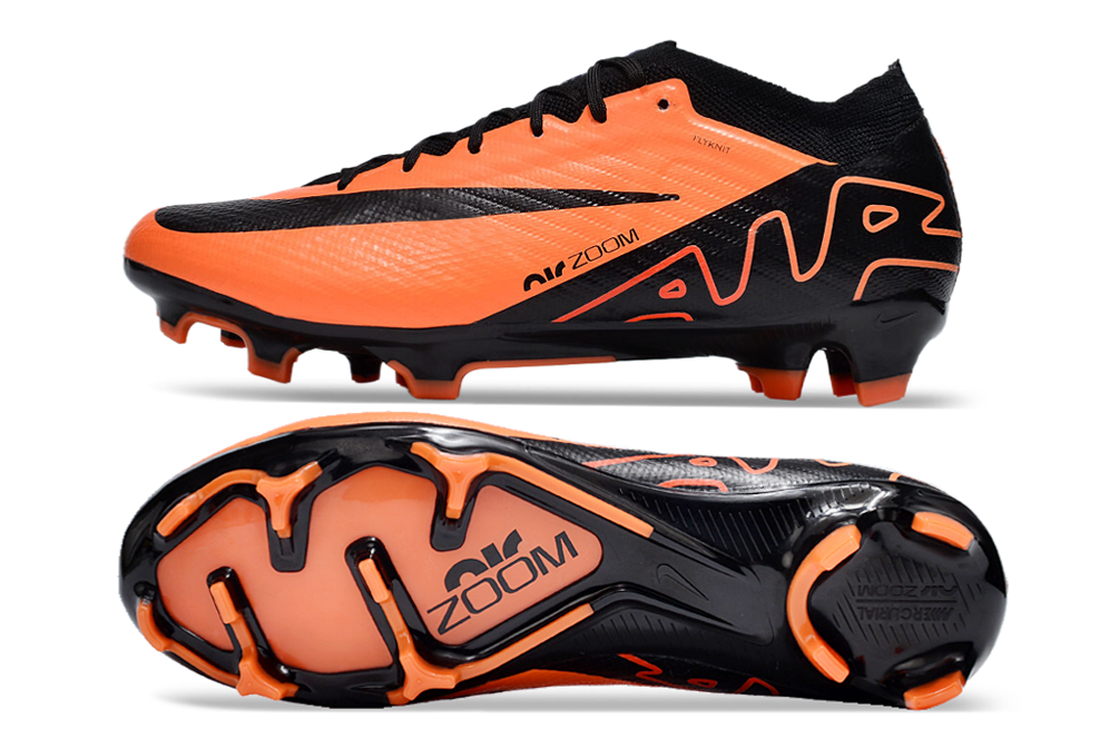 Nike Air Zoom Mercurial Vapor XV Elite FG Orange Black | Football Boots
