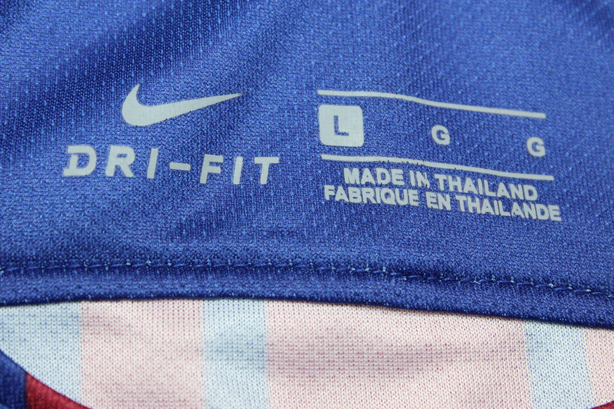 Camisa Barcelona Home 17/18 (Versão Manga Longa Retrô)