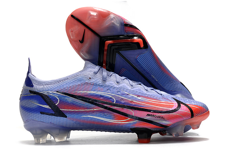 Chuteira de Campo Nike AIR Zoom Mercurial Vapor 14 Elite Lilás/Laranja| Football Boots
