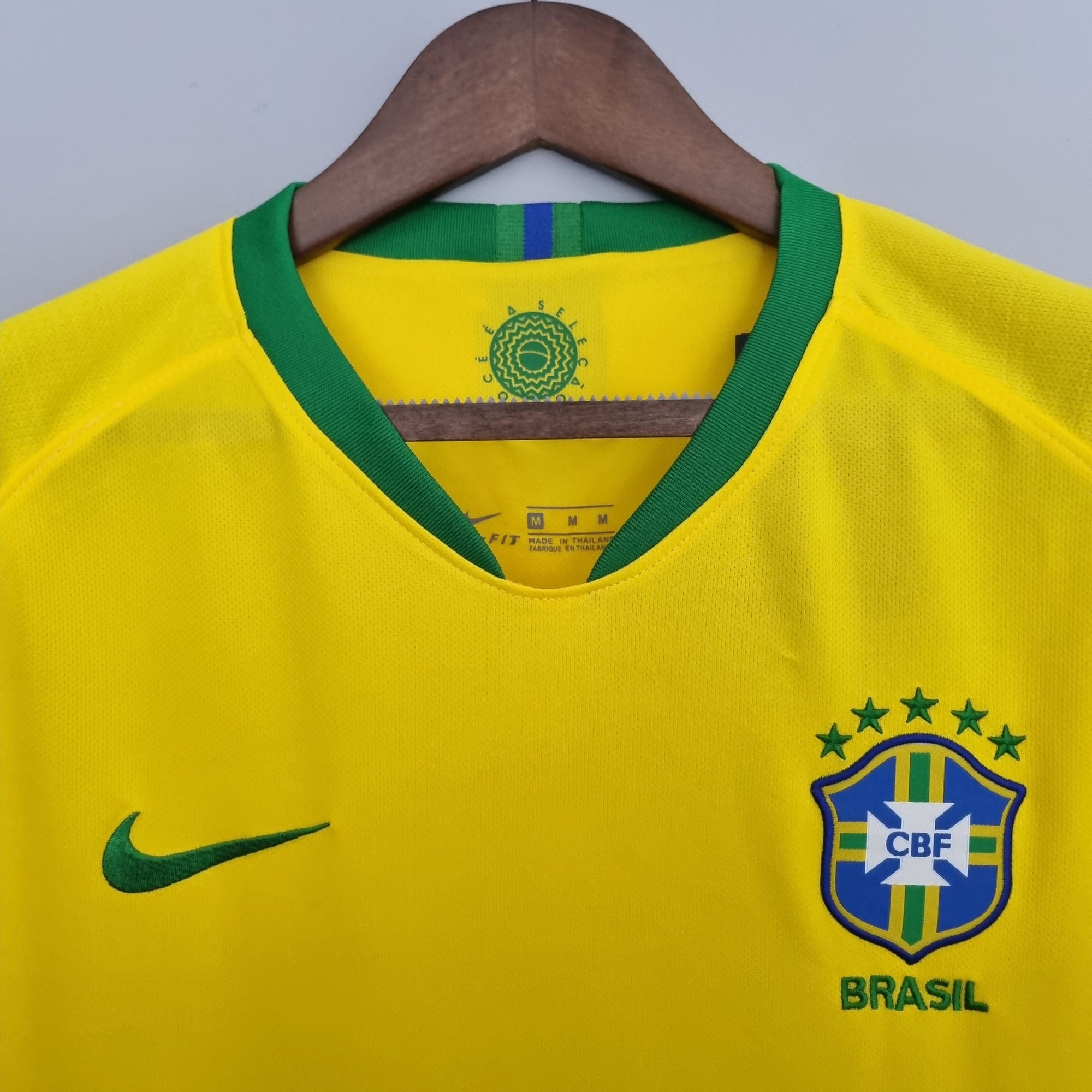 Camisa Seleção Brasileira 2018 Home (Versão Retrô)