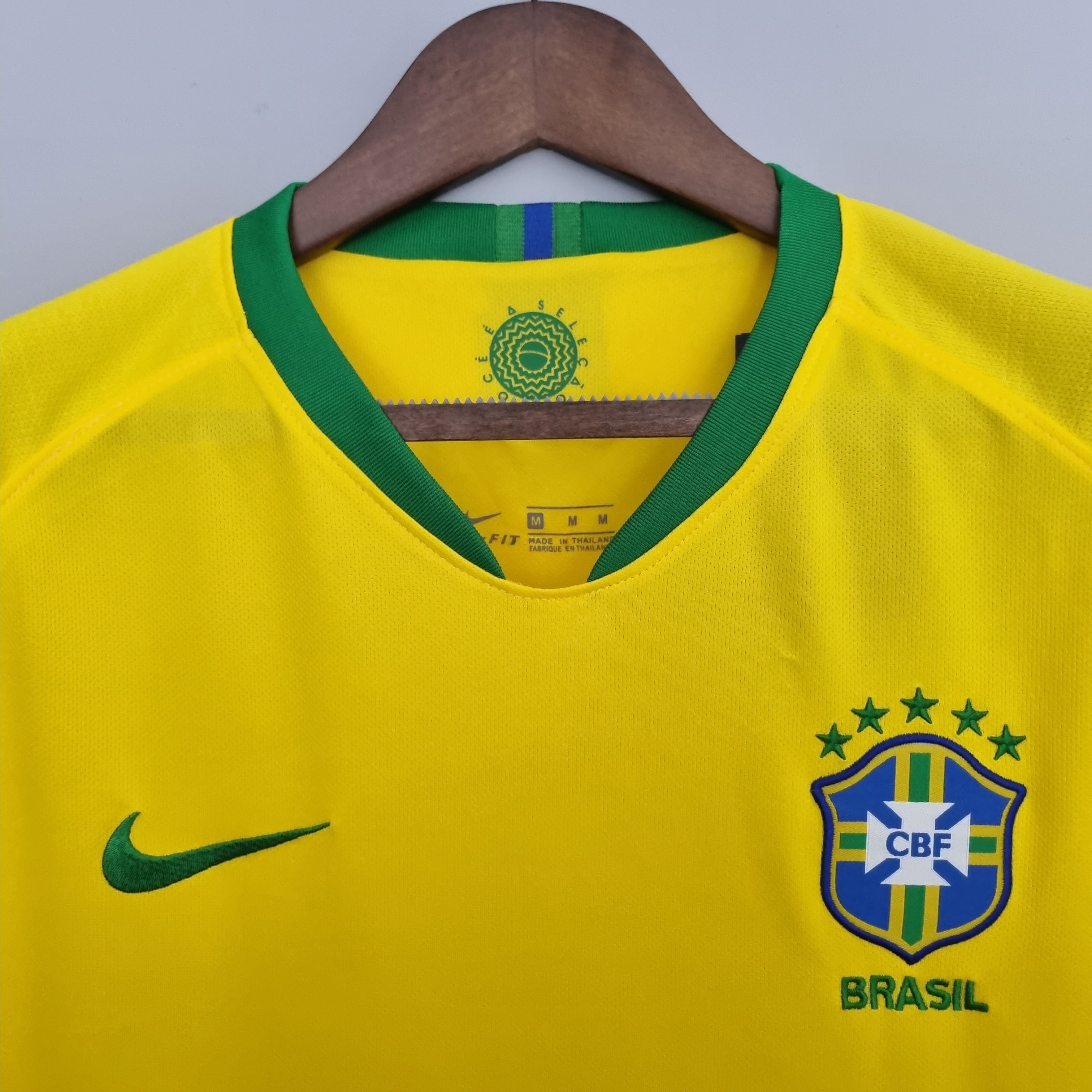 Camisa Seleção Brasileira 2018 Home (Versão Retrô)