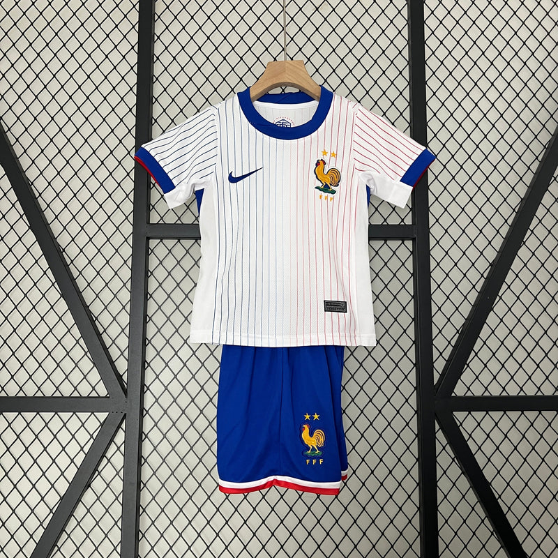 CAMISOLA FRANÇA II EURO 2024 CONJUNTO INFANTIL