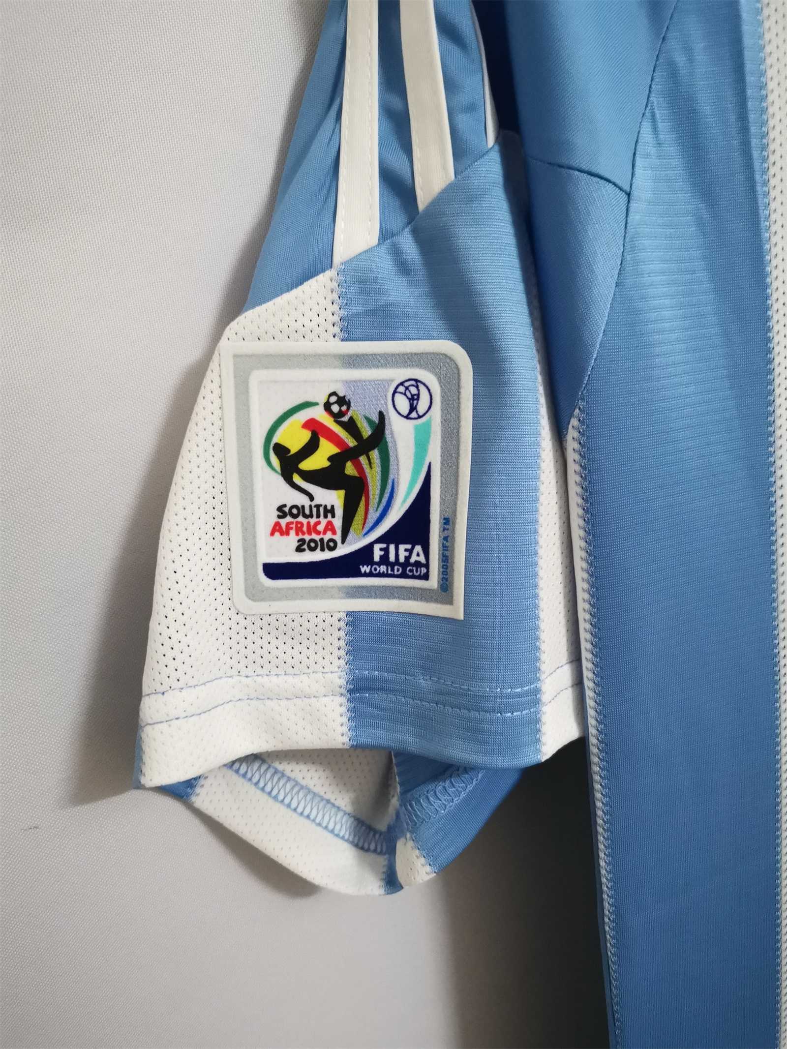Camisa Seleção Argentina Home 2010 (Versão Retrô)