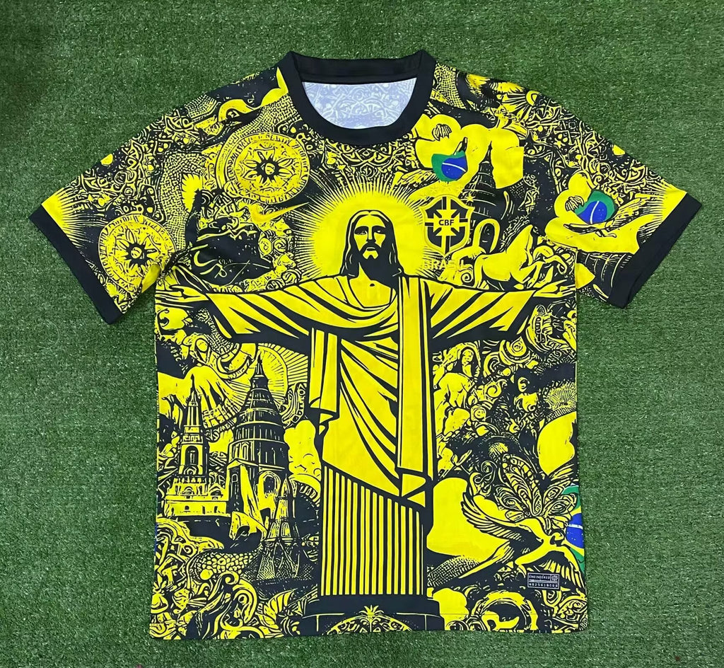 Camisa Seleção Brasileira "Yellow Jesus" (Versão Torcedor) | EDIÇÃO ESPECIAL