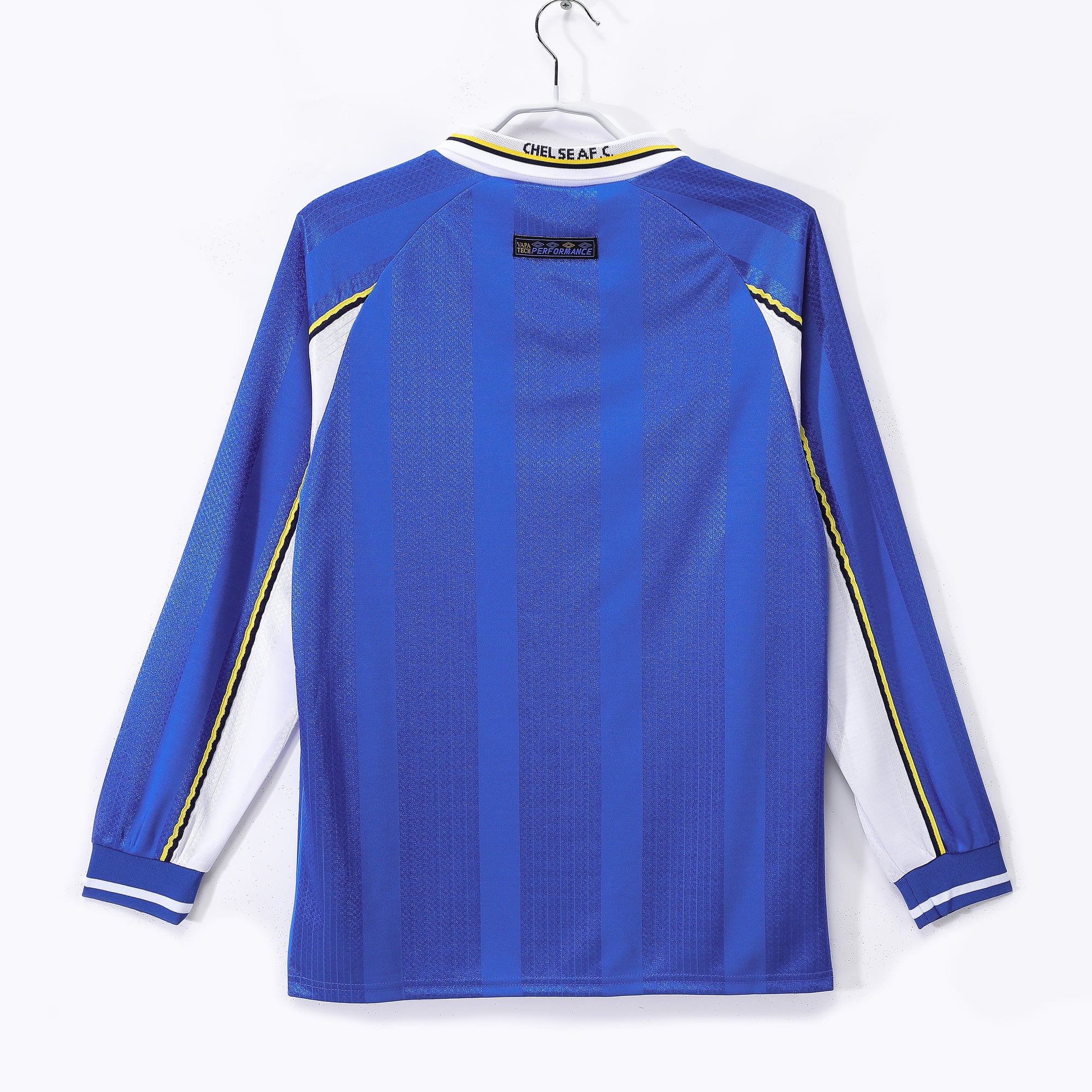 Camisa Chelsea F.C. Home 1997/1999 (Versão Manga Longa Torcedor Retro)