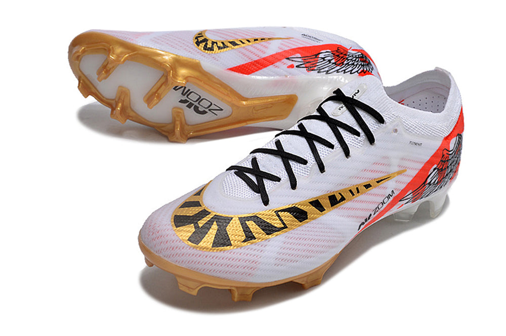 Nike Air Zoom Mercurial Superfly 9 Elite - FG Branco/Dourado | Football Boots