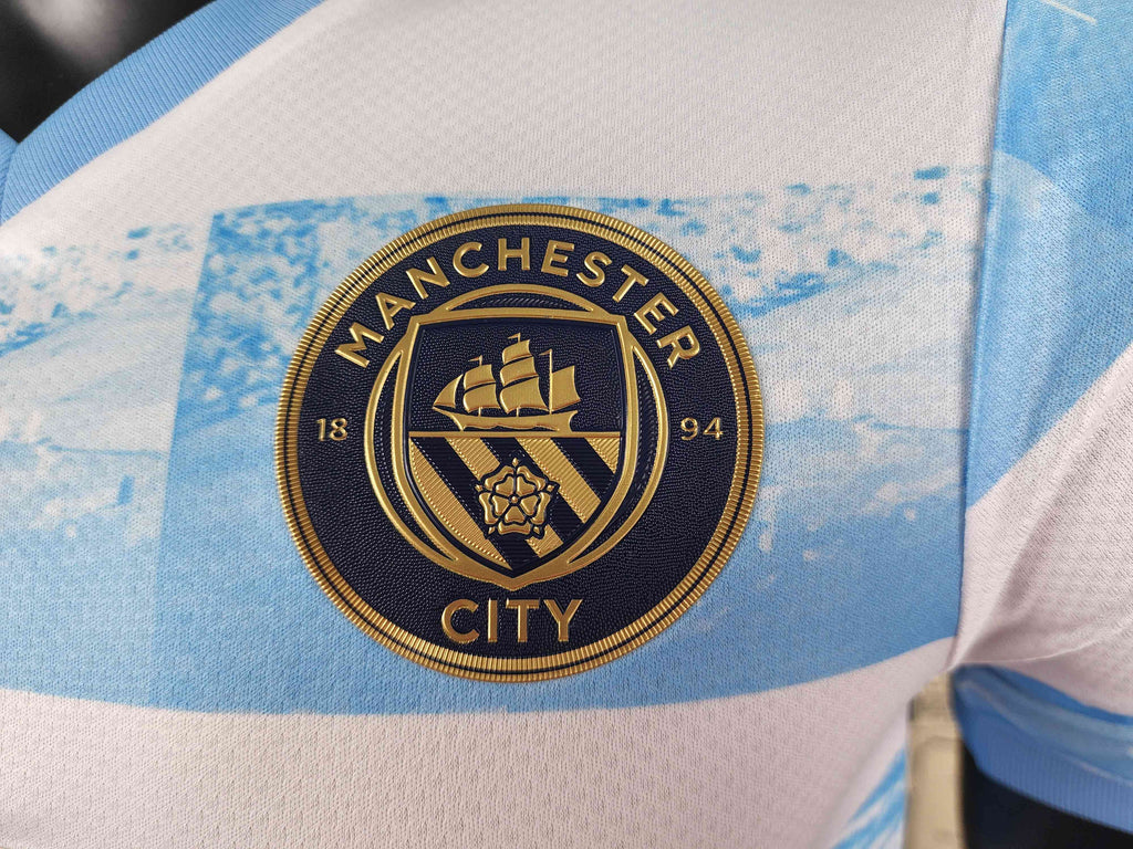 Camisa Manchester City "Blue Moments" 23/24 (Versão Jogador) | EDIÇÃO ESPECIAL