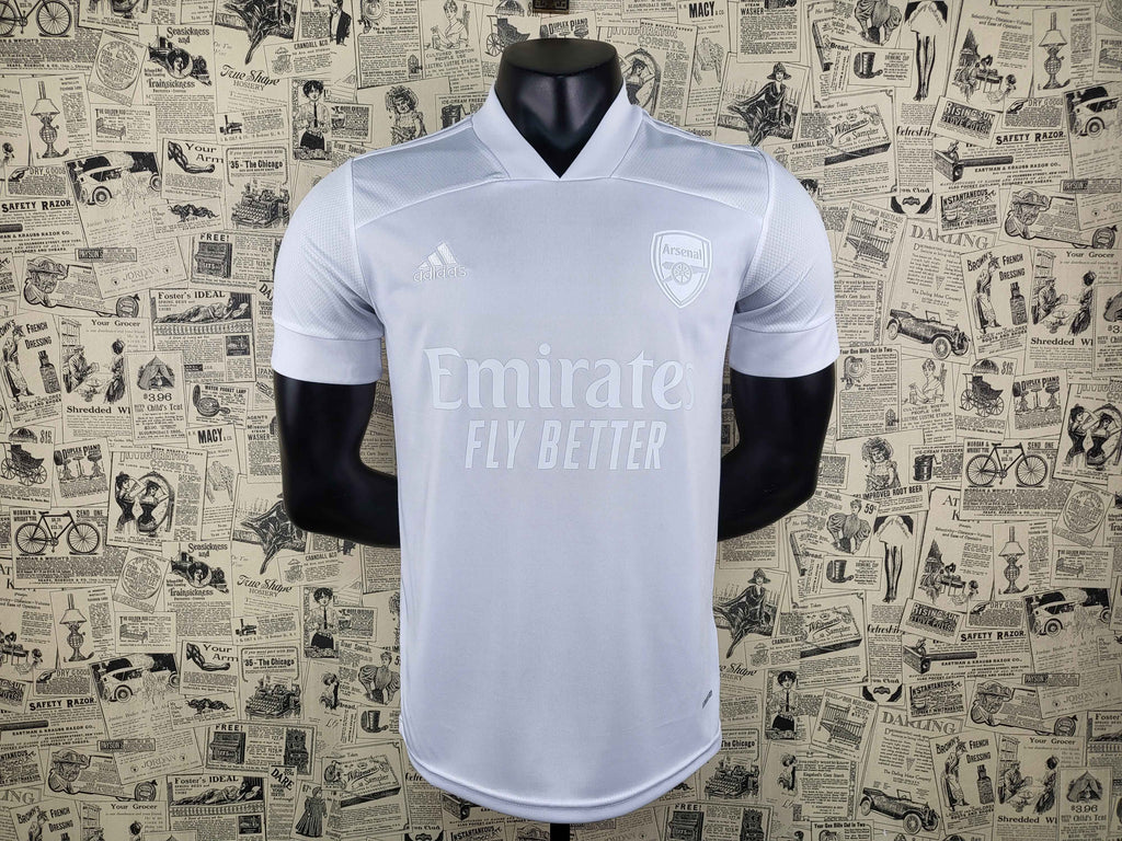 Camisa Arsenal F.C. "All White" 23/24 (Versão Torcedor) | EDIÇÃO ESPECIAL