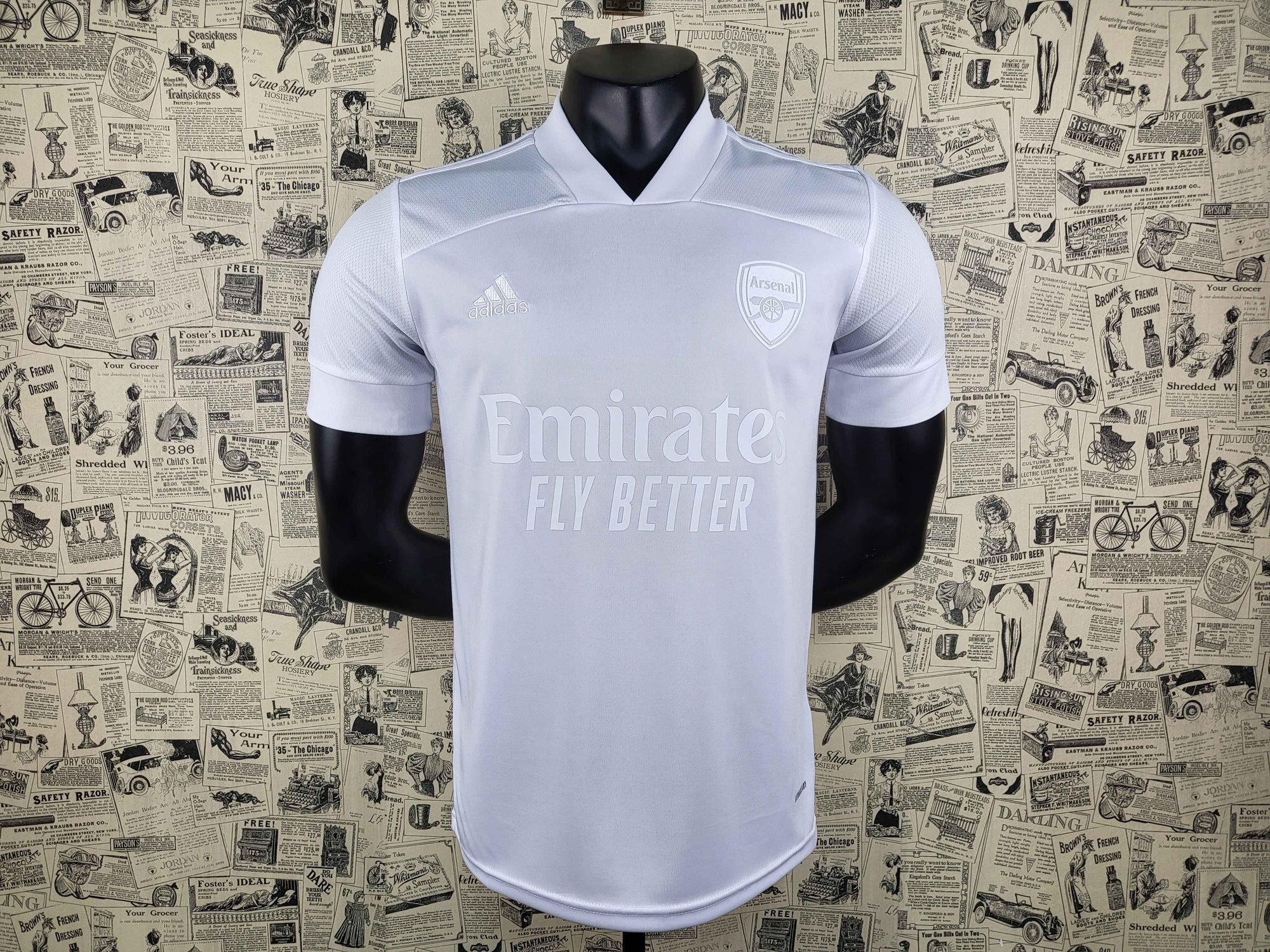 Camisa Arsenal F.C. "All White" 23/24 (Versão Torcedor) | EDIÇÃO ESPECIAL