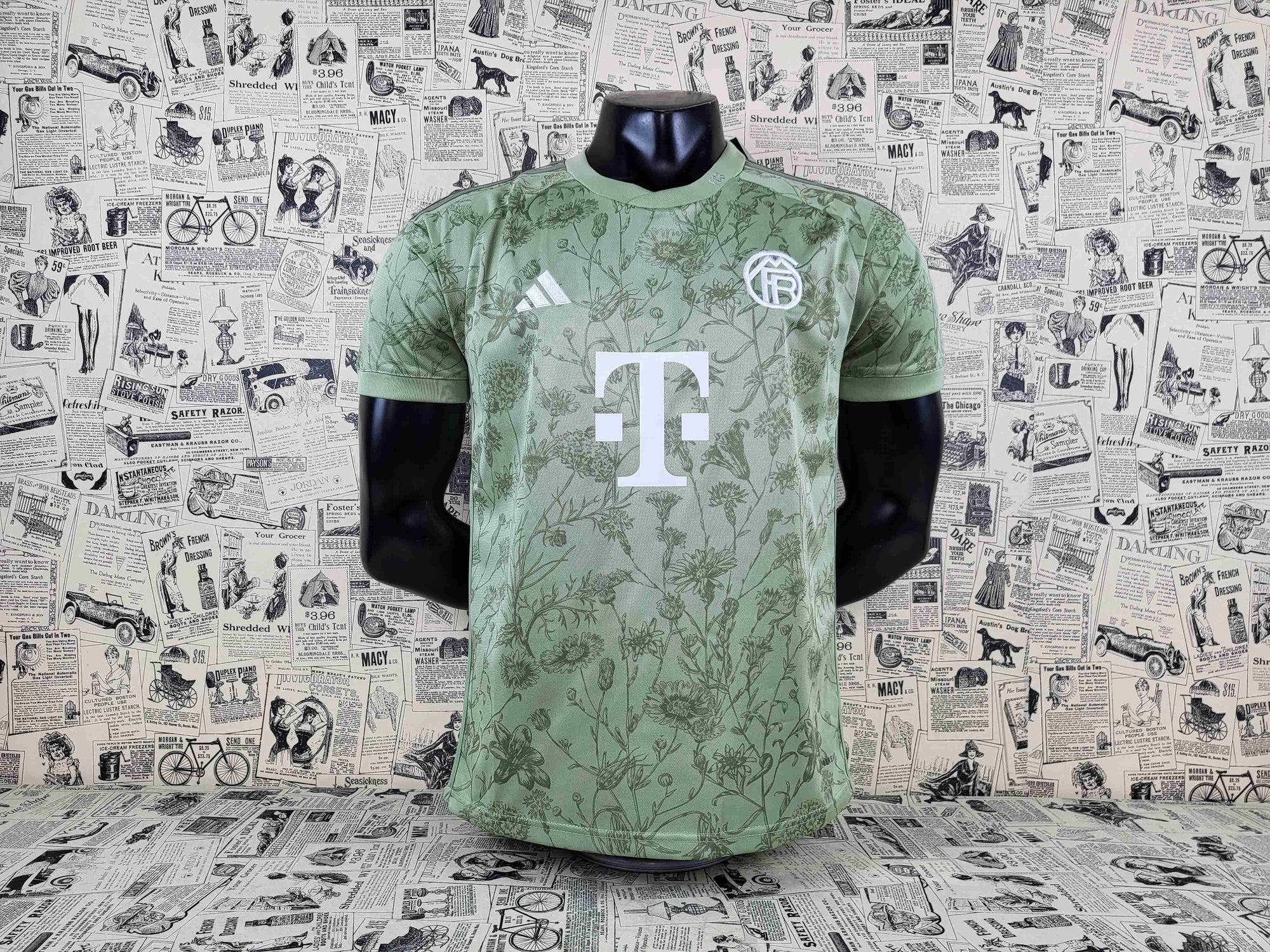Camisa FC Bayern Munich "Green Flower" 23/24 (Versão Torcedor) | EDIÇÃO ESPECIAL