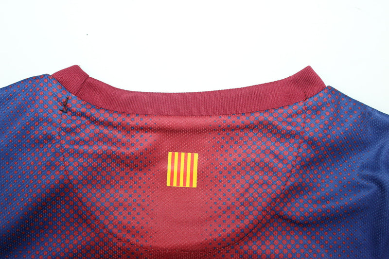 Kit Barcelona Home Conjunto Infantil 12/13 (Versão Retrô)