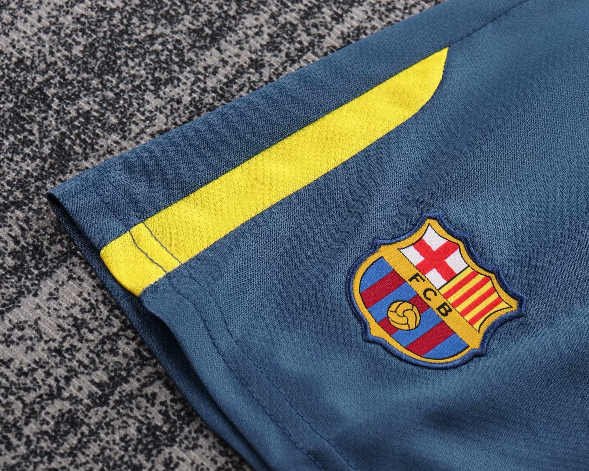 Kit Barcelona Away Conjunto Infantil 08/09 (Versão Retrô)