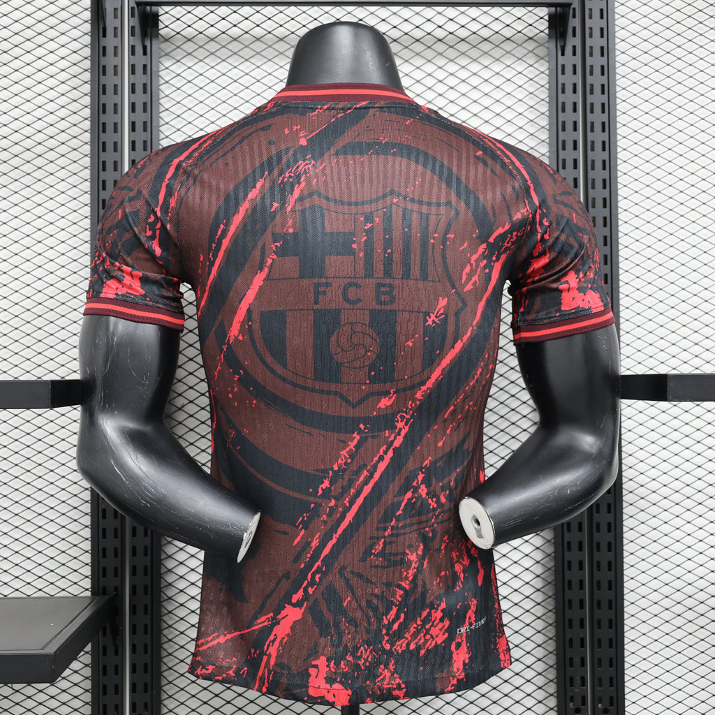 Camisa FC Barcelona "Dark Red Style" (Versão Jogador) | EDIÇÃO ESPECIAL