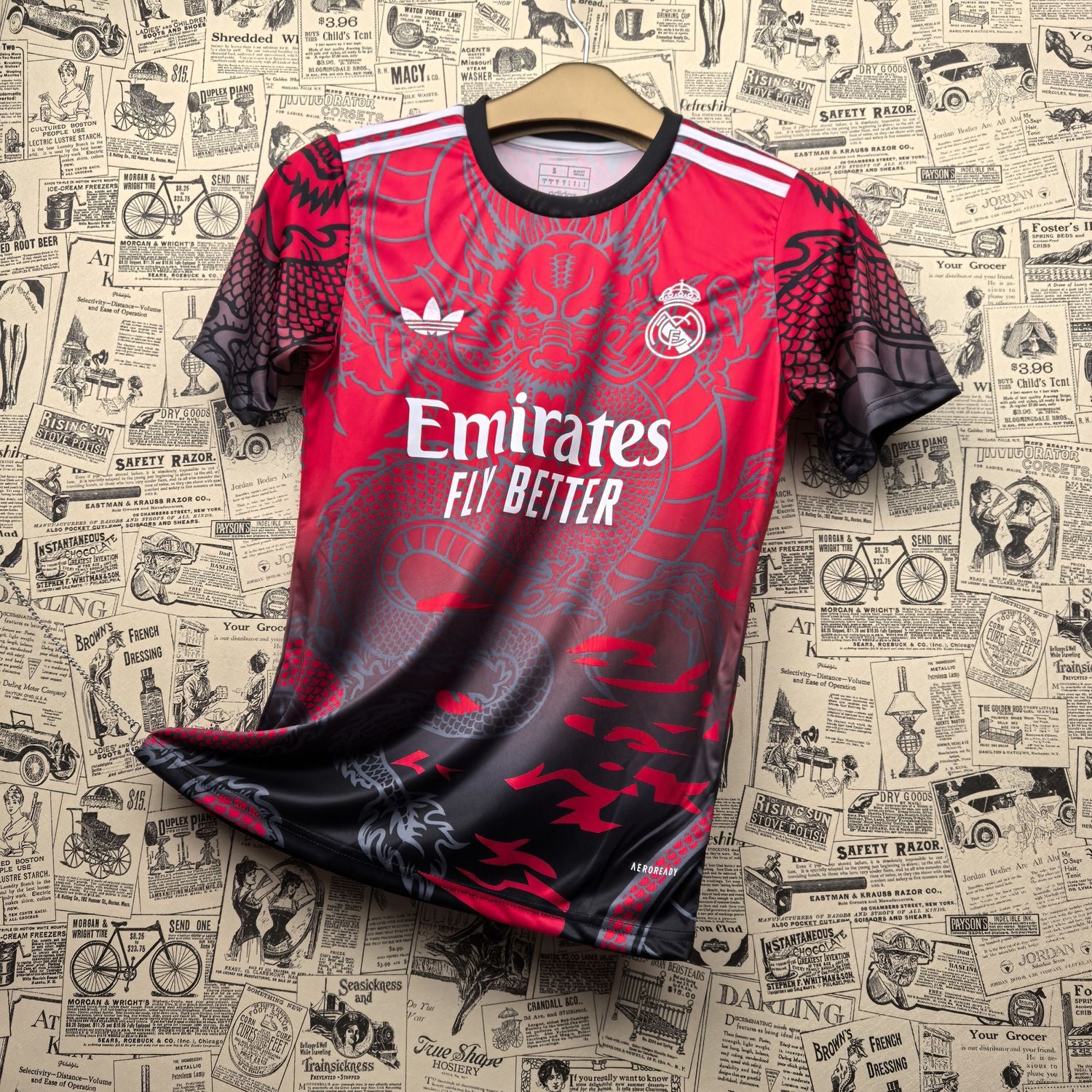 Camisa Real Madrid "Red Dragon" 24/25 (Versão Torcedor) | EDIÇÃO ESPECIAL