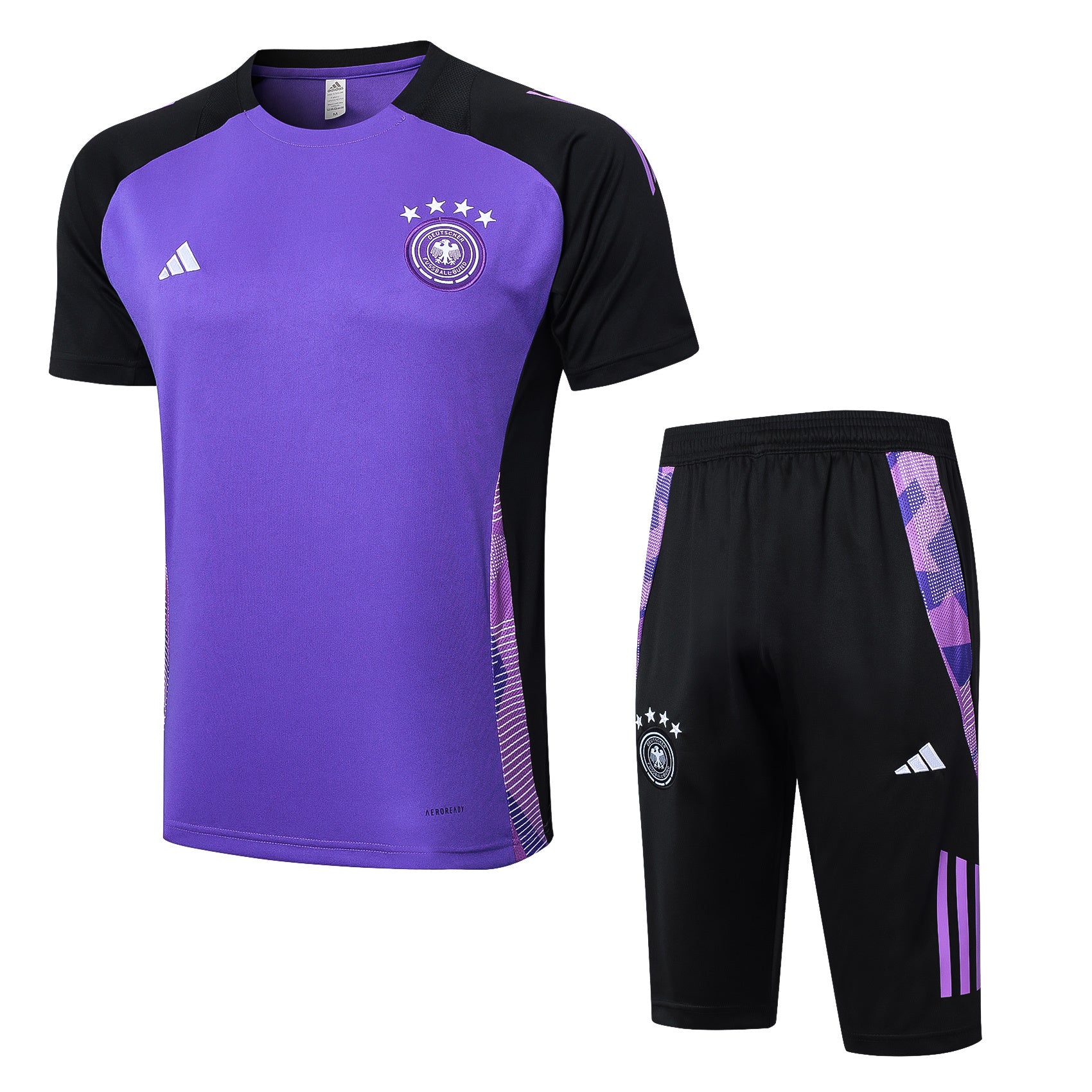 Kit Pre-Treino Seleção Alemanha Adulto/Infantil (Versão Torcedor)