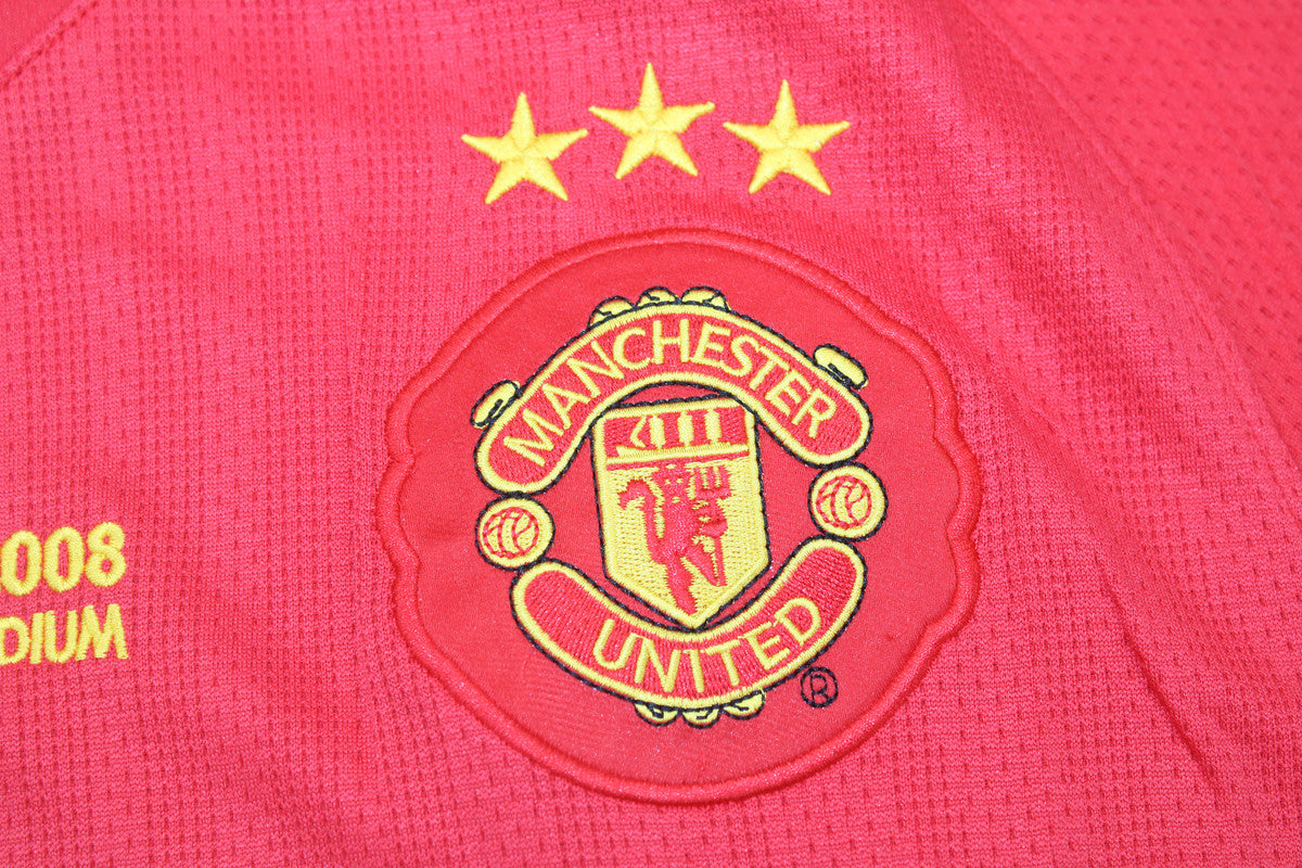 Camisa Manchester United Home 07/09 (Versão Retrô)