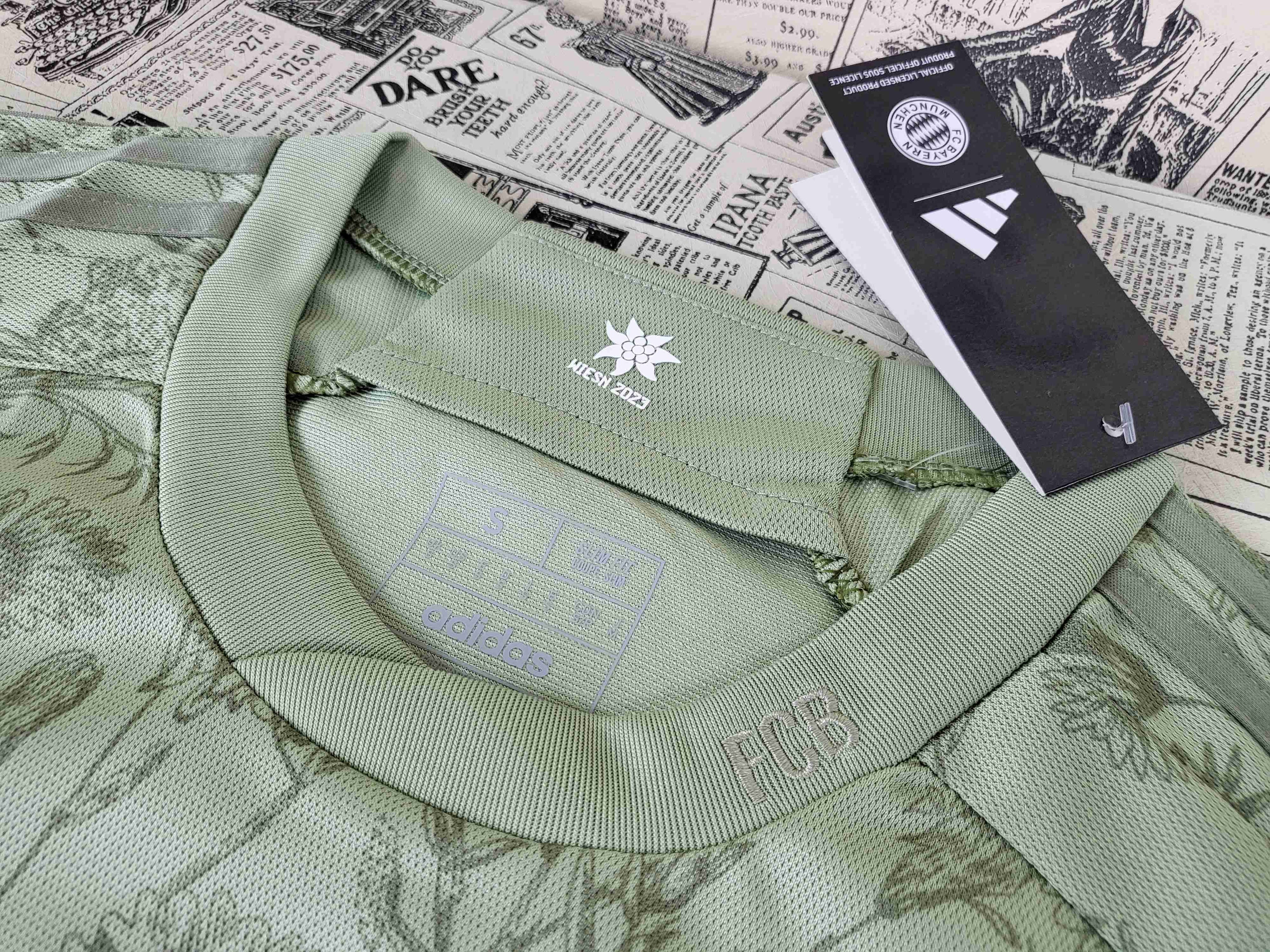 Camisa FC Bayern Munich "Green Flower" 23/24 (Versão Torcedor) | EDIÇÃO ESPECIAL