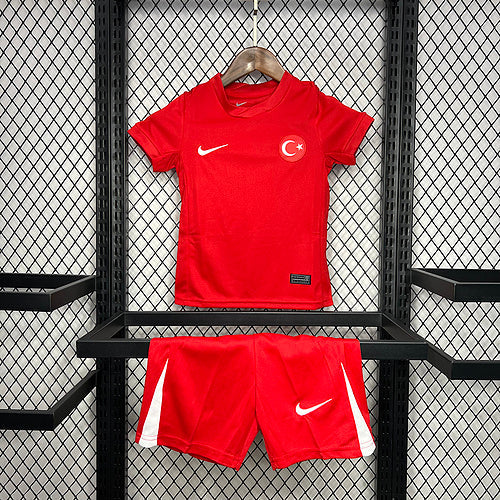 Kids Turkiye 2024∕25 Euro Away Kids Kit(5BD3)