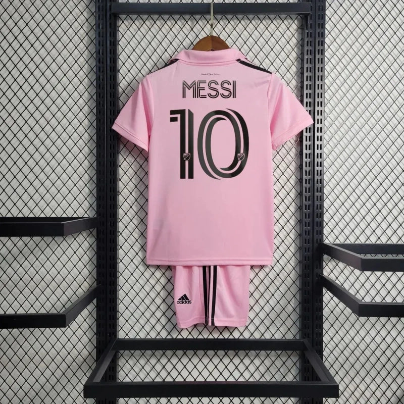 Kit Inter Miami Home Conjunto Infantil 2023 (Versão Torcedor)