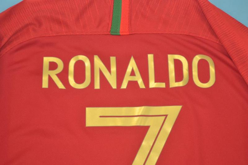 Camisa Seleção Portuguesa Home 2018 (Versão Manga Longa Torcedor Retrô)