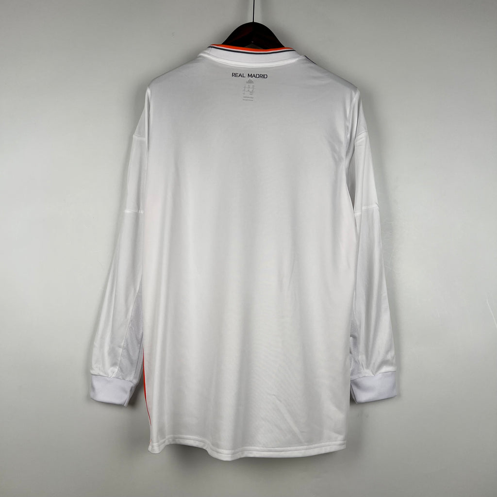 Camisa Real Madrid Home 13/14 (Versão Manga Longa Retrô)
