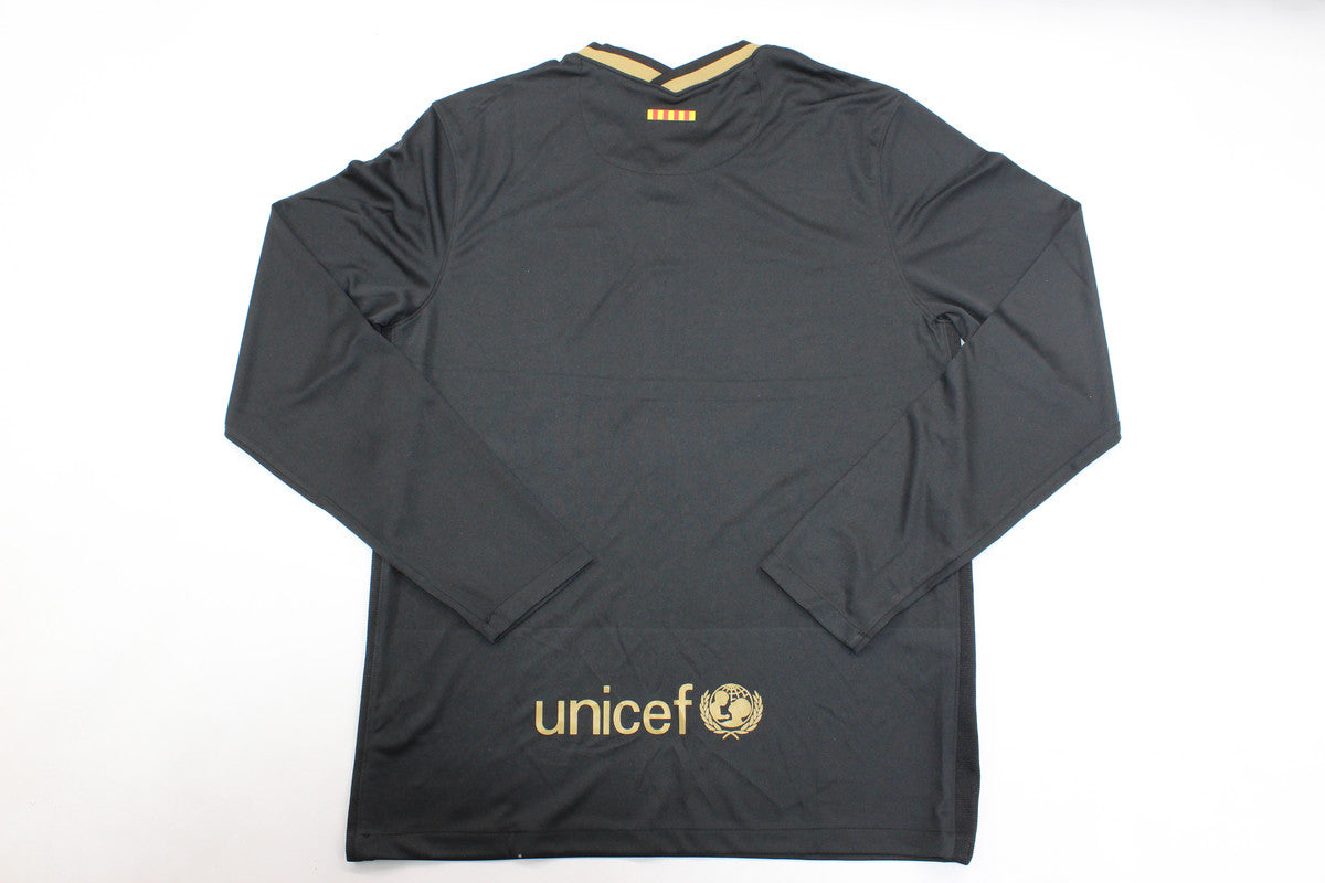 Camisa Barcelona Away 20/21 (Versão Manga Longa Retrô)